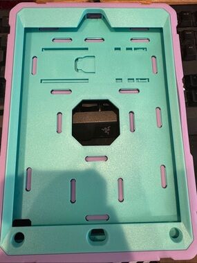 Mint Green and Light Purple Tablet Case